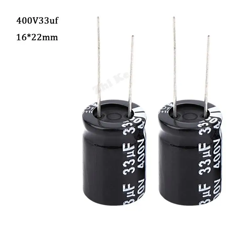 10 бр./лот, електролитни кондензатори 400 33 icf, 33 uf 400 16x22 мм за източник на бързо зареждане Изображение 0