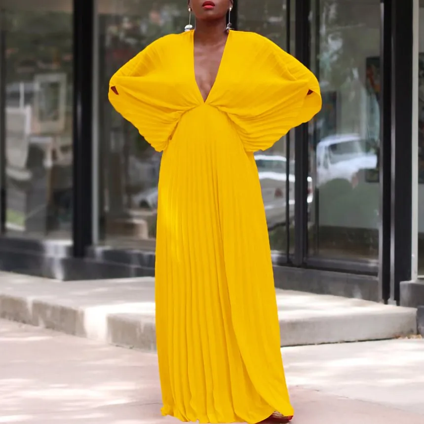 2023 Boubou Africain Femme, Облекла в стил Дашики с африканските принтом, Женствена Рокля Голям Размер, Ръкав 
