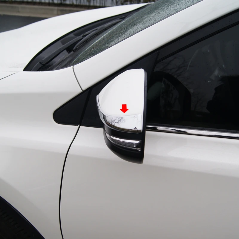 ABS Хром за Toyota RAV4 от 2013 до 2017 г. автоаксесоари Странична врата странично огледало за обратно виждане делото украса защитна подплата стикер Изображение 3