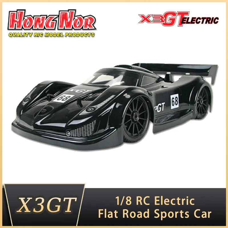 HONGNOR X3GT 1/8 RC Електрически дистанционно управление на 4WD Високоскоростен състезателна плосък модел на колата Празна рамка Изображение 0