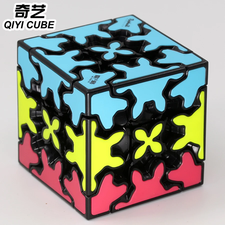 QiYi XMD Magic Cube Gear 3x3x3 Сандвич 3x3 Цвят Без Етикети Професионален Обрат Мъдрост Обучение Mgico Cubo Тревожно Играчка Играта Изображение 0