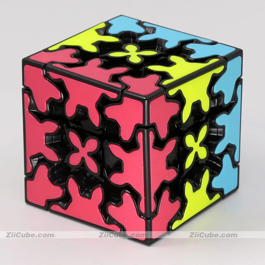 QiYi XMD Magic Cube Gear 3x3x3 Сандвич 3x3 Цвят Без Етикети Професионален Обрат Мъдрост Обучение Mgico Cubo Тревожно Играчка Играта Изображение 1