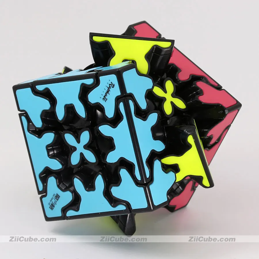 QiYi XMD Magic Cube Gear 3x3x3 Сандвич 3x3 Цвят Без Етикети Професионален Обрат Мъдрост Обучение Mgico Cubo Тревожно Играчка Играта Изображение 2