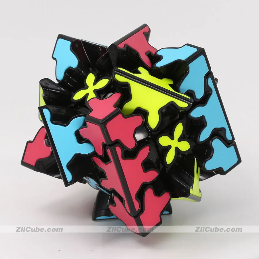 QiYi XMD Magic Cube Gear 3x3x3 Сандвич 3x3 Цвят Без Етикети Професионален Обрат Мъдрост Обучение Mgico Cubo Тревожно Играчка Играта Изображение 3