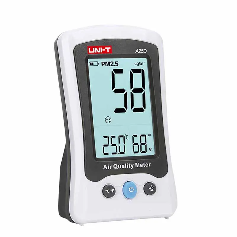 UNIT A25D ФПЧ2.5 метър контролира качеството на въздуха, температурата на въздуха и влажността, три теста Изображение 2