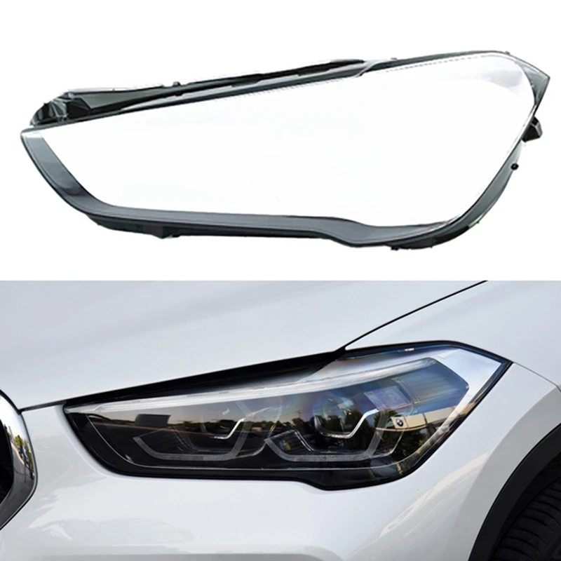 За -BMW X1 F49 2020-2021 авто прозрачна лампа, капак фарове, очила, лампа, капак на корпуса фарове, обектив Изображение 2