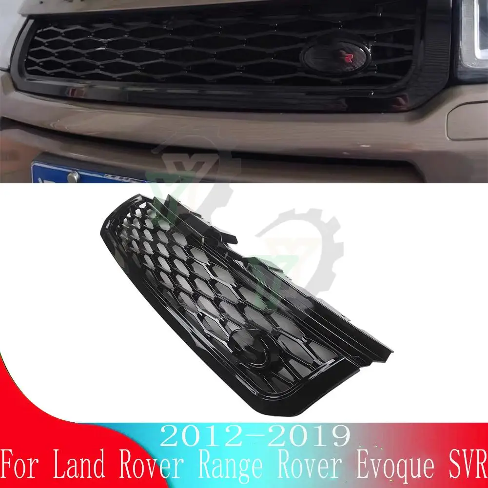 За Land Rover Range Rover Evoque SVR 2012 2013 2014 2015 2016 17 18 19 Решетка на предната броня на автомобила Централна панел за полагане на горната решетка Изображение 0