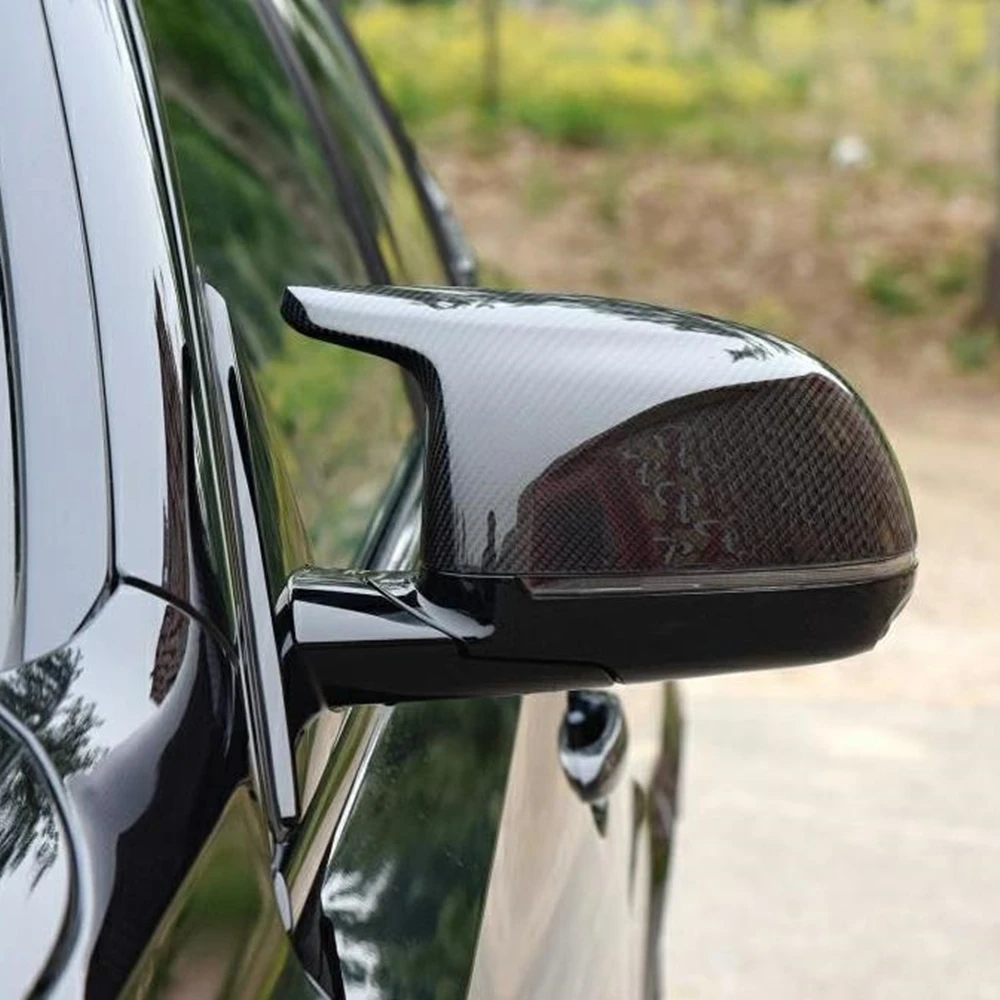 Капак Огледала От карбон За BMW X3M X4M X5M 2019-2020, Калъф За Странична Врата Кола за Задно виждане Калъф За обратно виждане, Тампон на корпуса Изображение 5