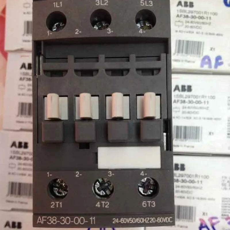 Контактори ABB 3-ploe серия AF AC/DC, 50 Hz/60 Hz DC 24 ~ 500 38A 18,5 кВт AF38-30-00 Изображение 4