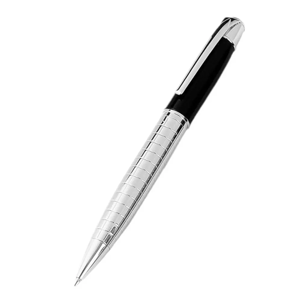 Метална Въртяща се Химикалка писалка с Гравирани, Черно Мастило, Средна Дръжка, Гладка Метална химикалка 1.0 mm, Химикалка химикалка за Подпис S8F0 Изображение 3