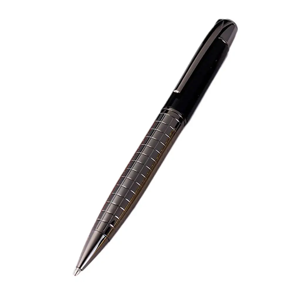 Метална Въртяща се Химикалка писалка с Гравирани, Черно Мастило, Средна Дръжка, Гладка Метална химикалка 1.0 mm, Химикалка химикалка за Подпис S8F0 Изображение 4