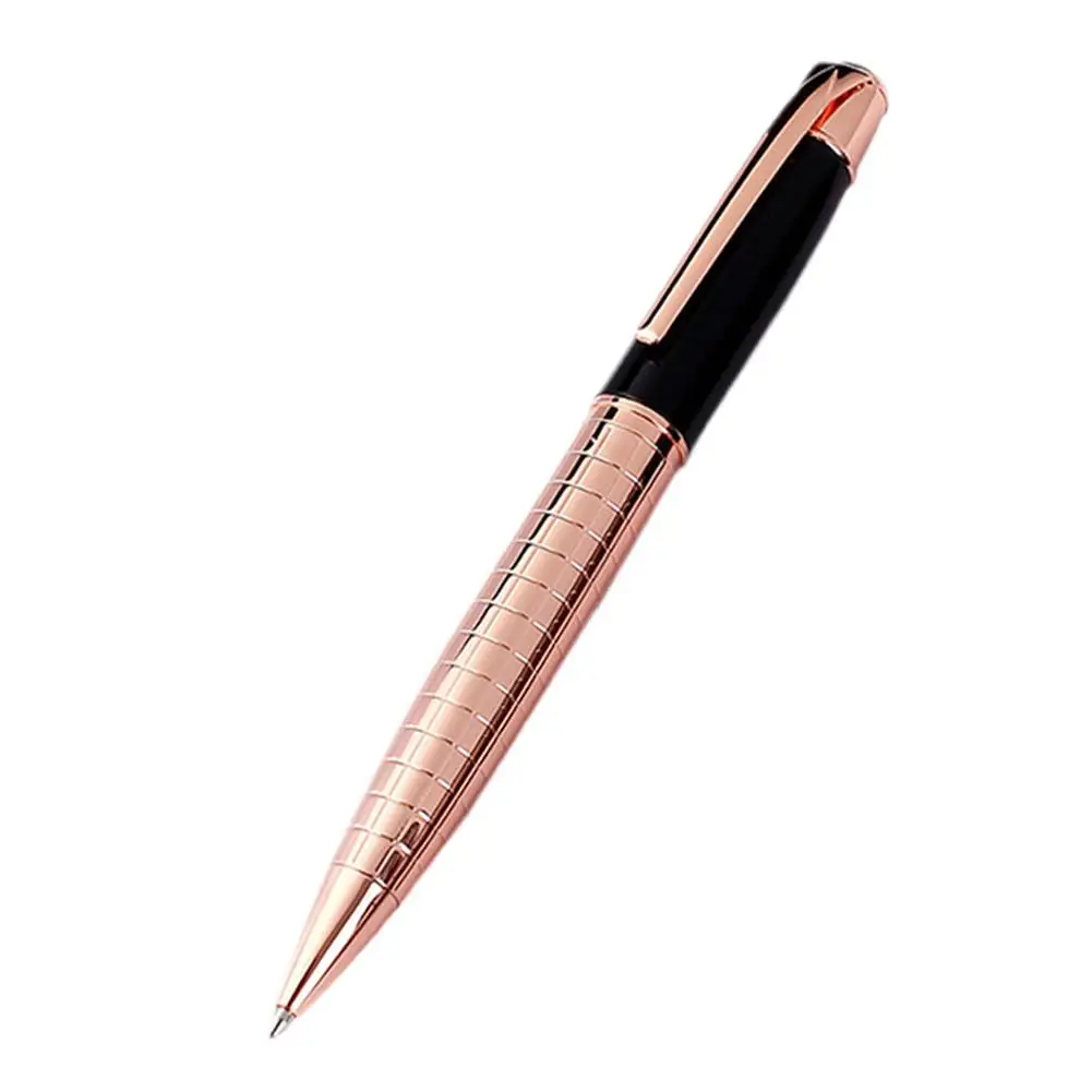 Метална Въртяща се Химикалка писалка с Гравирани, Черно Мастило, Средна Дръжка, Гладка Метална химикалка 1.0 mm, Химикалка химикалка за Подпис S8F0 Изображение 5