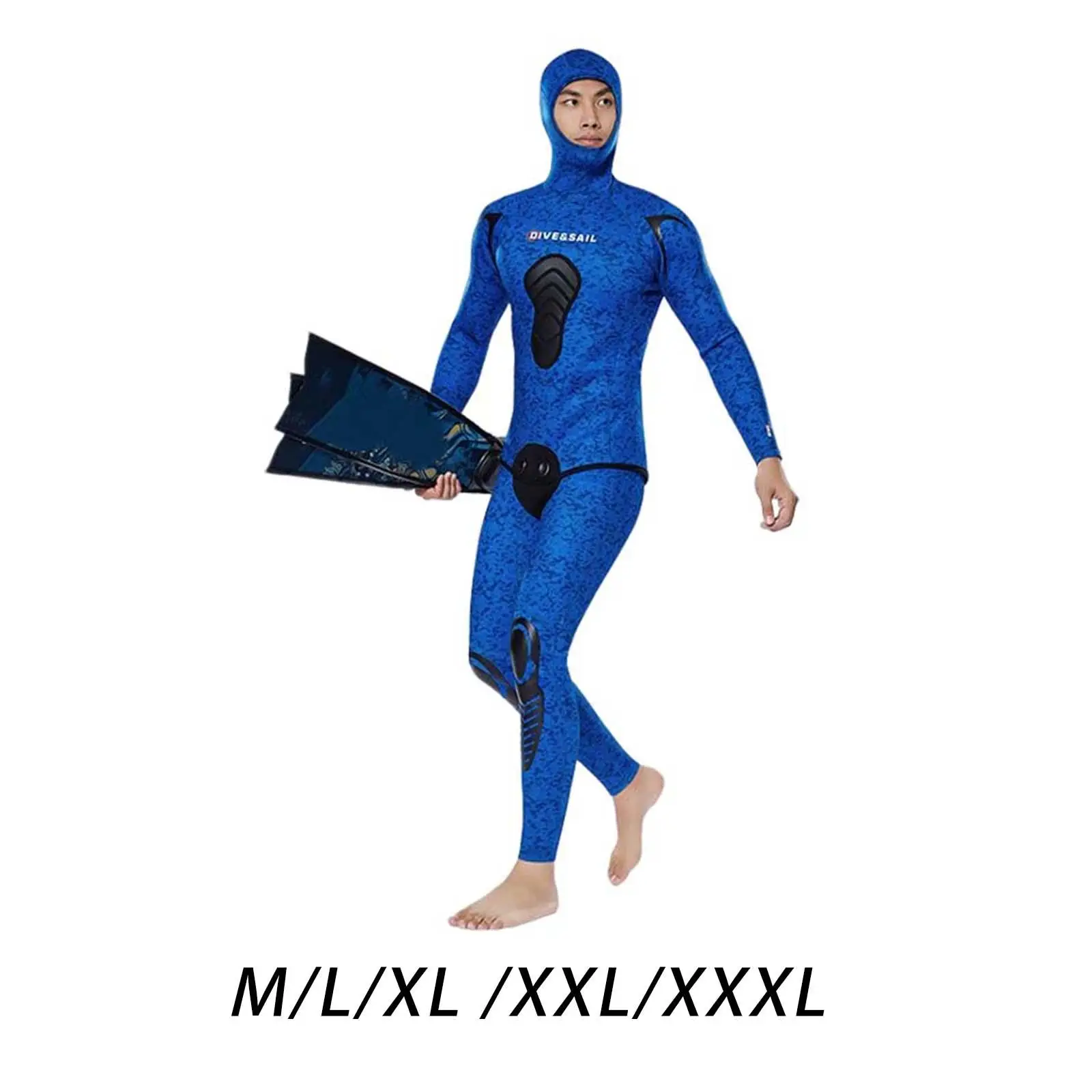 Мъжки костюми, костюми за гмуркане, неопренови слънчеви разтеглив костюми, костюми за сърф, гмуркане, водни спортове, свободното гмуркане Изображение 3