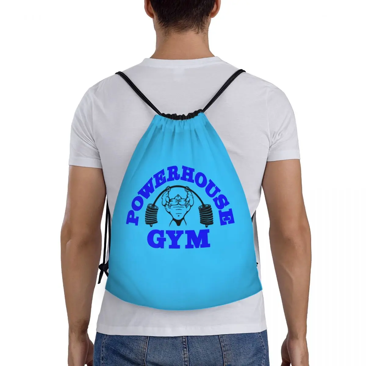 Обичай мощен фитнес зала, раница на съвсем малък, чанти за мъже и жени, лека раница за бодибилдинг, фитнес, фитнес зала, чанта за йога Изображение 4
