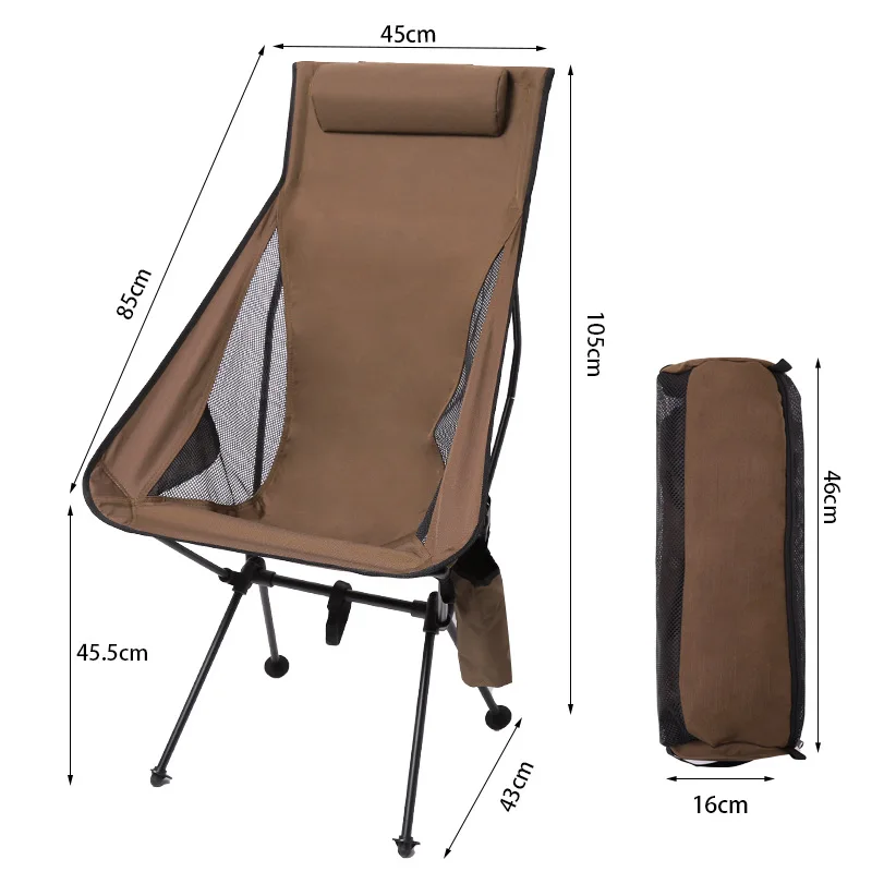 Плажен къмпинг, риболов, дишаща стол, стол за рисуване, стол за почивка от алуминиева сплав, открит портативен сгъваем стол Изображение 0