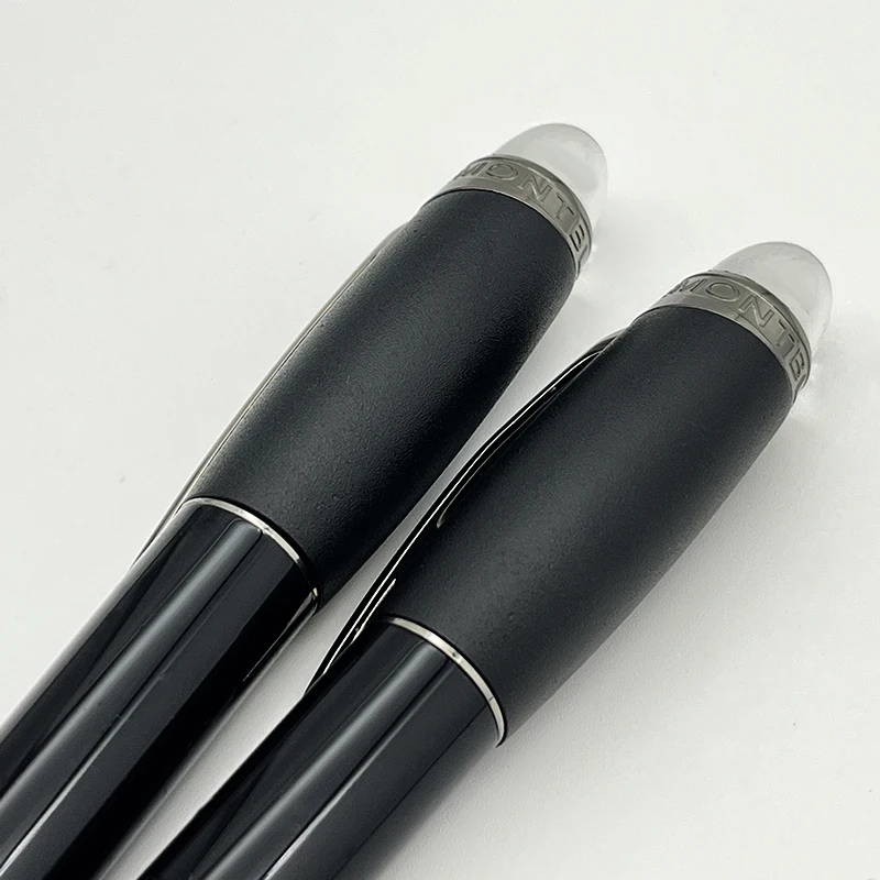 Химикалка химикалка-roller MB, звездообразное матирано връзка от черно и смола със сериен номер, по-гладко писане Изображение 2