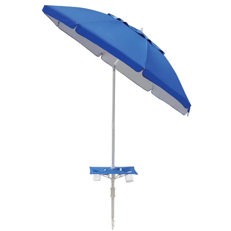 ЧАДЪР MS 7 ФУТА С маса, чадър от слънцето, чадъри, мебели за двор Изображение 0