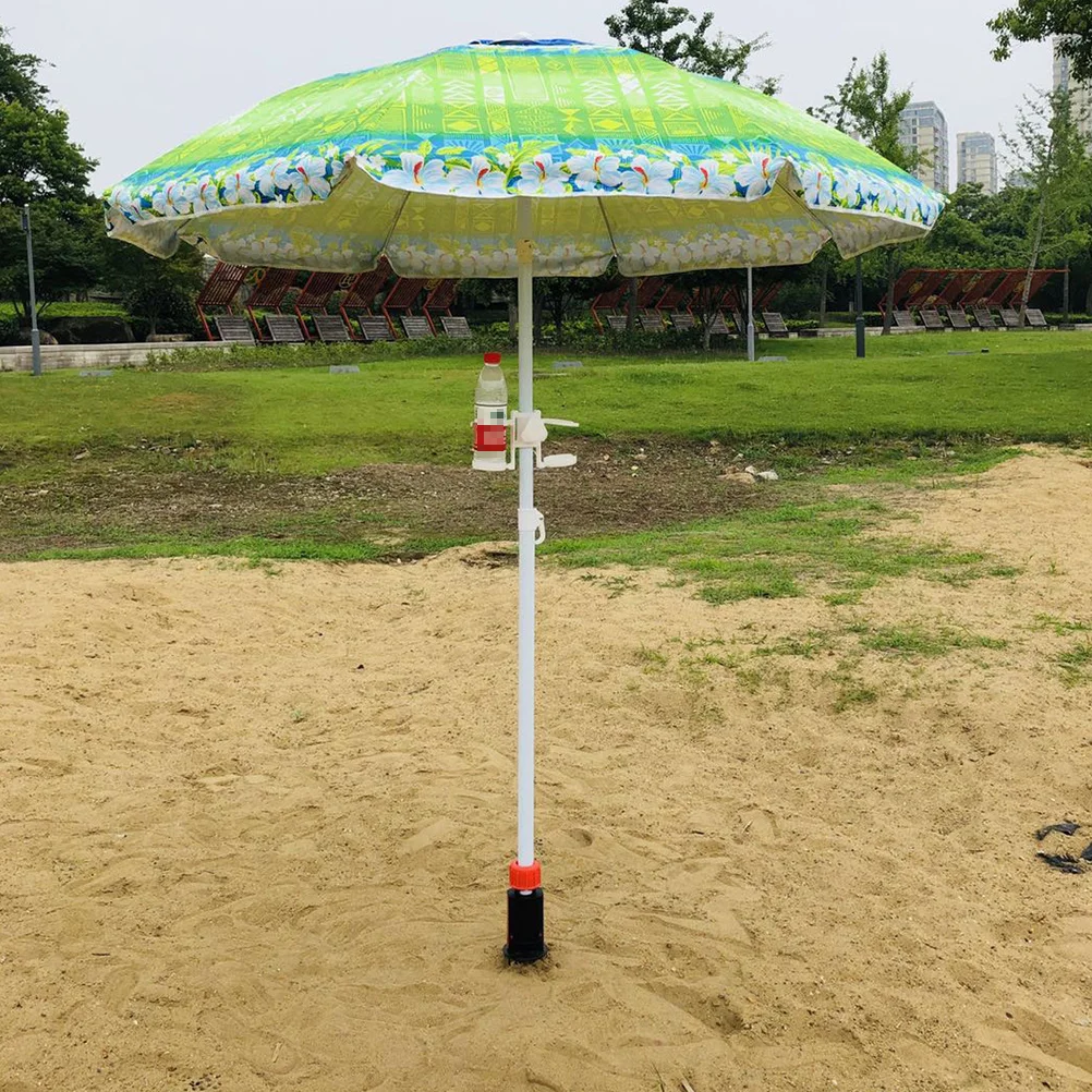 Чадър от слънцето захват за пясък Котва Плажната дръжката на Градински свредел Сгъваема сгъваема скоба Изображение 4